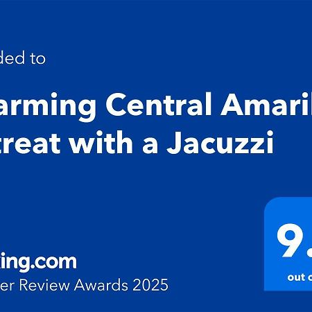 Charming Central Amarillo Retreat With A Jacuzzi ภายนอก รูปภาพ