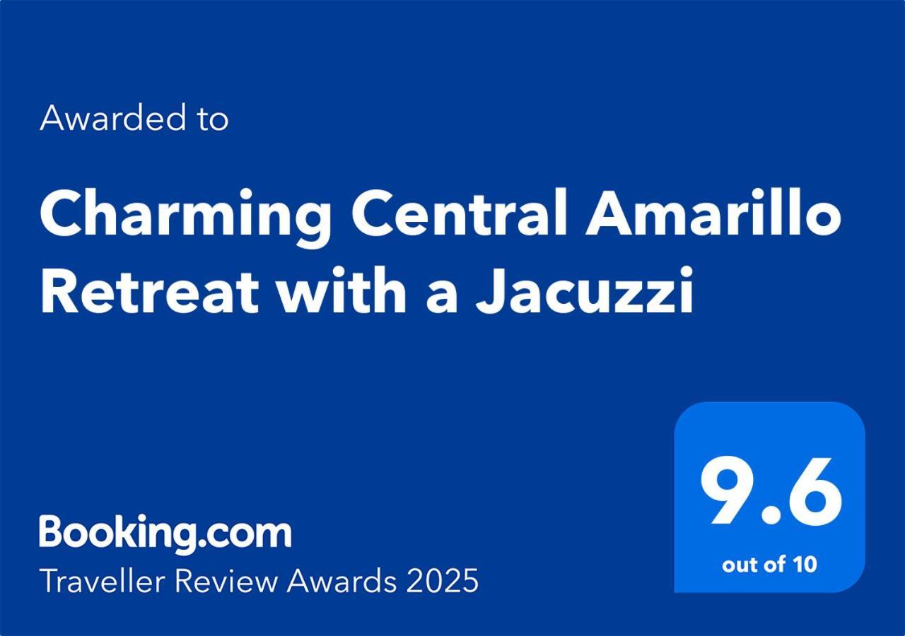 Charming Central Amarillo Retreat With A Jacuzzi ภายนอก รูปภาพ