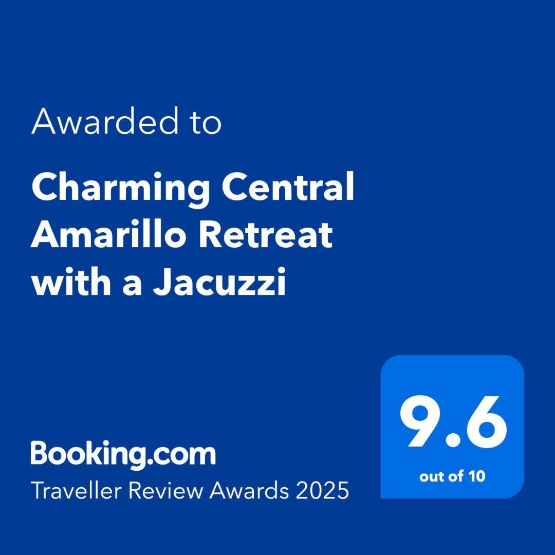 Charming Central Amarillo Retreat With A Jacuzzi ภายนอก รูปภาพ